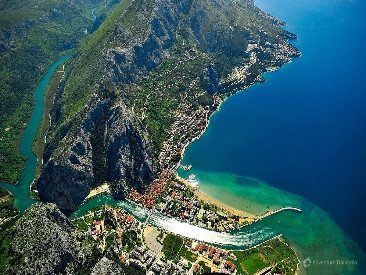 Omiš panorama