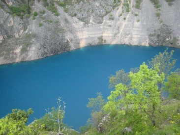 Blue lake Imotski