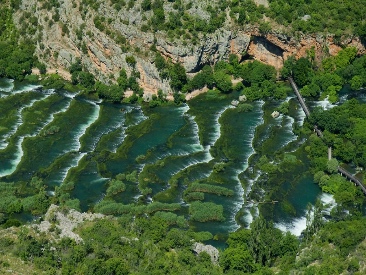 Roški waterfall